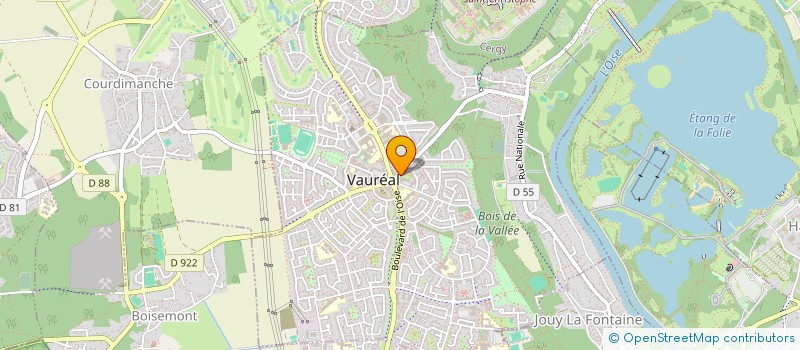 localisation de l'entreprise L'ASSOCIATION LA GRANDE FAMILLE DE VAUREAL à VAUREAL