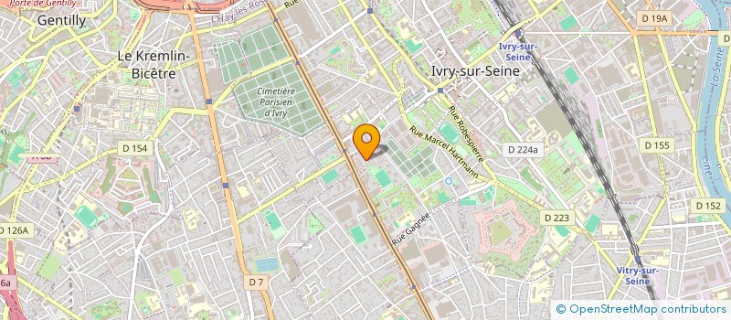 localisation de l'entreprise L'ASSOCIATION OBSERVATOIRE UNIVERSITAIRE INTERNATIONAL EDUCATION ET PREVENTION (OUIEP)  IVRY-SUR-SEINE