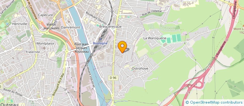 localisation de l'entreprise L'ASSOCIATION ONDE à BOULOGNE-SUR-MER