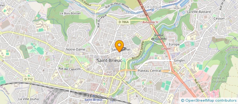 localisation de l'entreprise L'ASSOCIATION PARALLELE à SAINT-BRIEUC