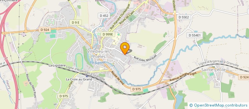 localisation de l'entreprise L ASSOCIATION POUR ASSURER NOTRE AVENIR SOCIAL ECONOMIQUE ENVIRONNEMENTAL SOLIDAIRE  VILLEDIEU-LES-POELES-ROUFFIGNY