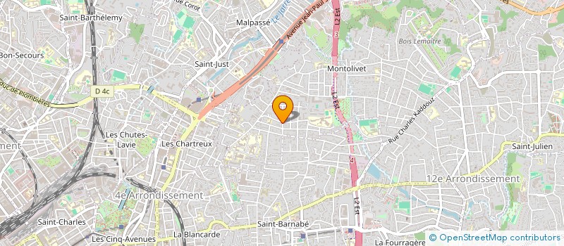 localisation de l'entreprise L'ASSOCIATION POUR UN MIEUX ETRE à MARSEILLE