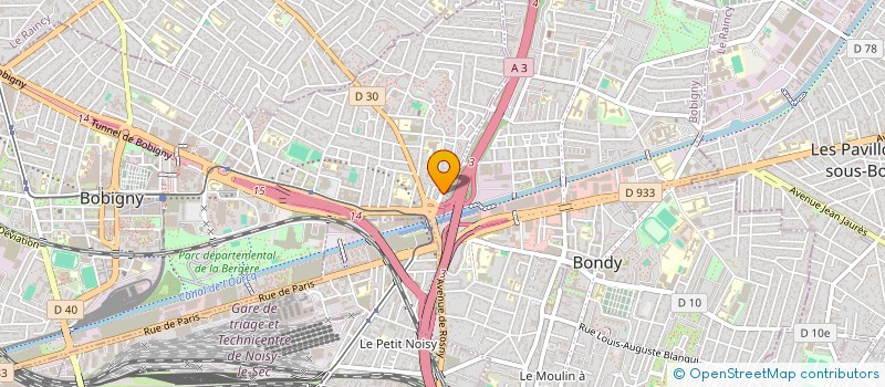 localisation de l'entreprise L'ASSOCIATION SAVEUR CREOLE PLUS  BOBIGNY