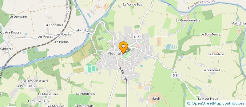 localisation de l'entreprise L ASSOCIATION UGSEL LES PETITS SPORTIFS  PLECHATEL