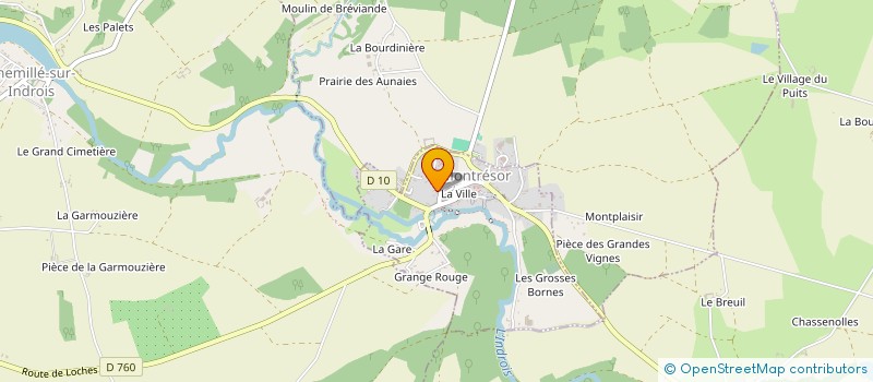 localisation de l'entreprise L'ASSOMMOIR à MONTRESOR