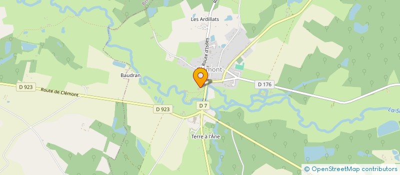 localisation de l'entreprise L'ASSONORE  CLEMONT