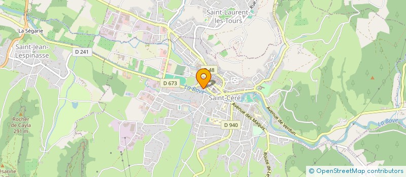 localisation de l'entreprise L'ASSOS PIQUANTE  SAINT-CERE