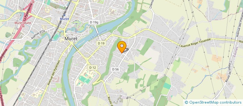 localisation de l'entreprise L'ASSOS' TOMATE à MURET