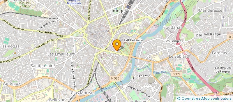 localisation de l'entreprise L'ASSOSKATE à LIMOGES