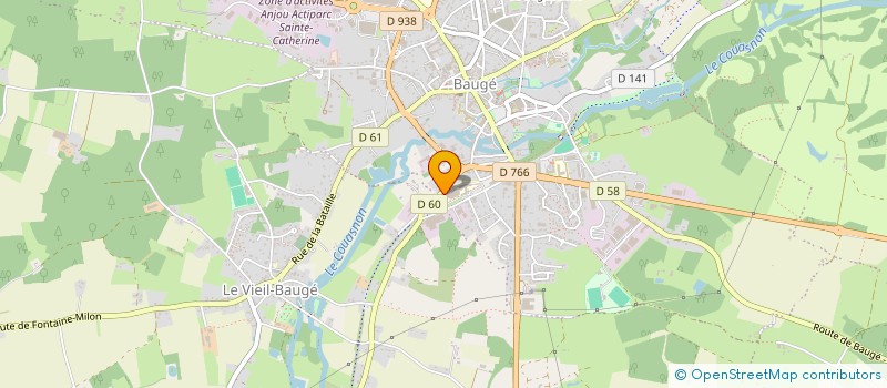 localisation de l'entreprise L ASSOSS MUSICALE  BAUGE-EN-ANJOU