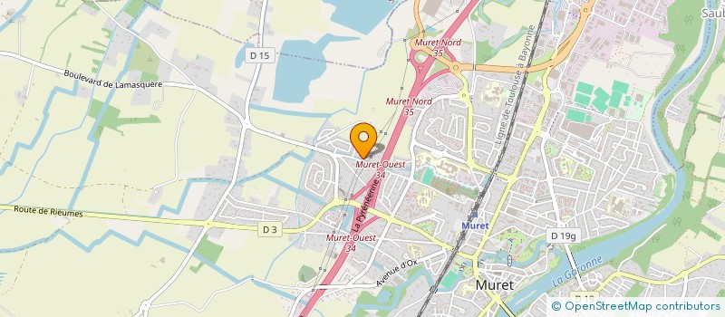 localisation de l'entreprise L'ASSURANCE POPULAIRE  MURET