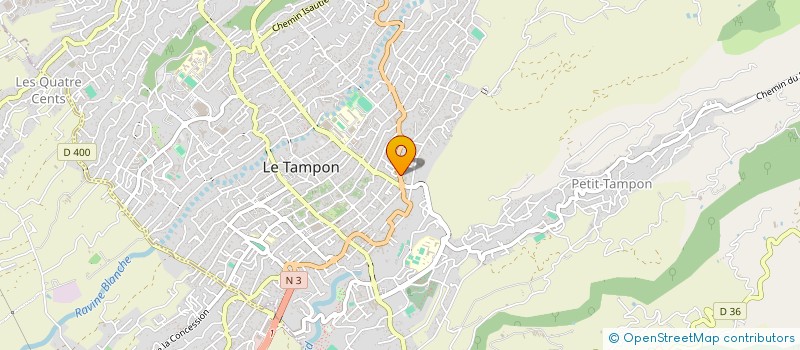 localisation de l'entreprise L-ASSURE  LE TAMPON