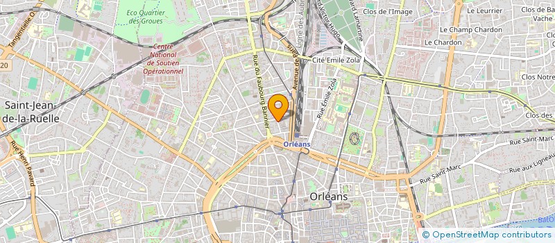 localisation de l'entreprise L'ASTERIENNE à ORLEANS
