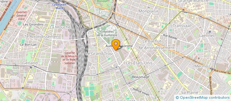 localisation de l'entreprise L'ASTEROIDE B612 à LYON