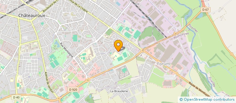 localisation de l'entreprise L'ASTICOT à CHATEAUROUX