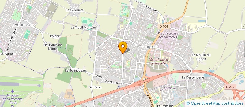 localisation de l'entreprise L'ASTRABUC  LAGORD