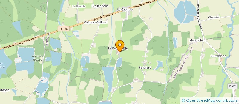 localisation de l'entreprise L ASTRAGALE à POLLIAT
