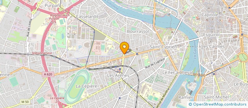 localisation de l'entreprise L'ASTRAGALE à TOULOUSE