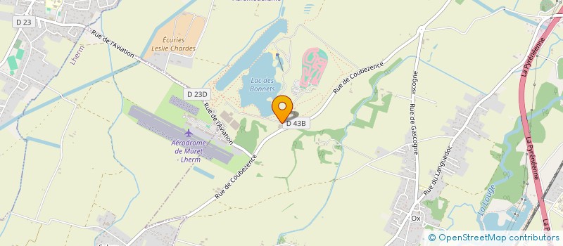 localisation de l'entreprise L'ASTRAGALE à MURET