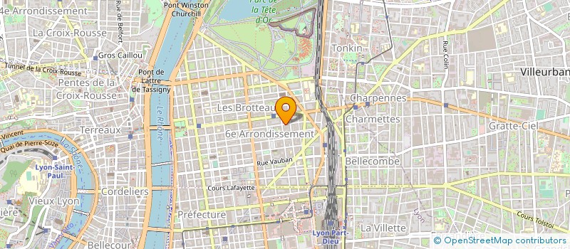 localisation de l'entreprise L'ASTRAGALE  LYON