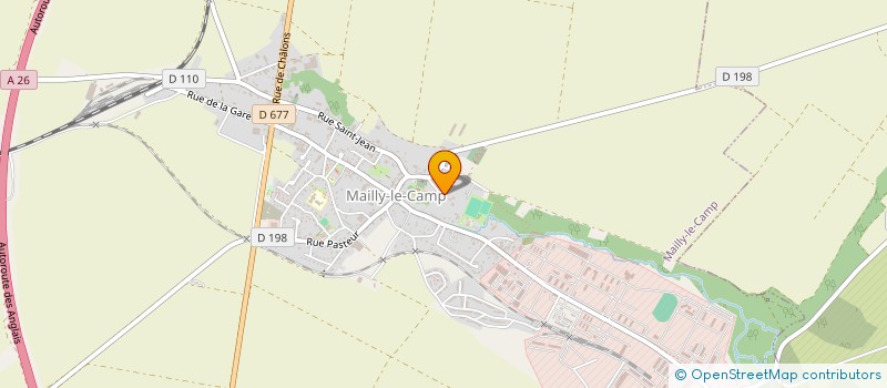 localisation de l'entreprise L'ASTRAGALE  MAILLY-LE-CAMP