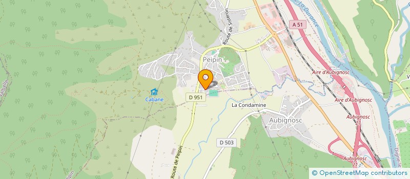 localisation de l'entreprise L'ASTRAGLE à PEIPIN