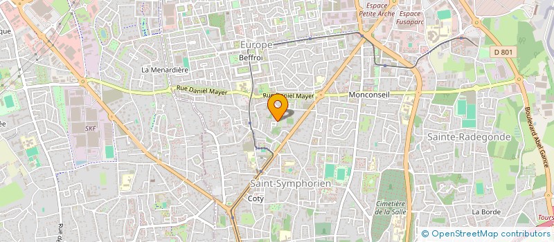 localisation de l'entreprise L'ASTRONEF à TOURS
