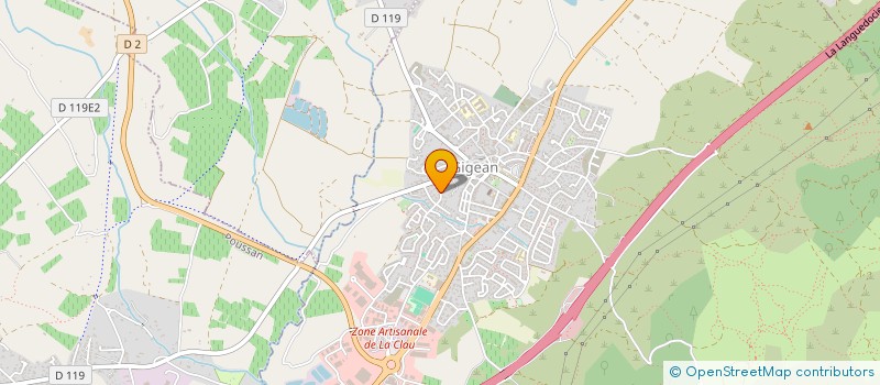 localisation de l'entreprise L ATALANTE  GIGEAN