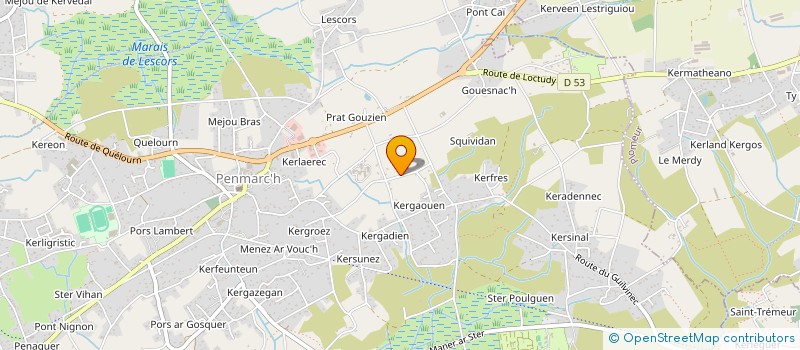 localisation de l'entreprise L'ATANTIQUE à PENMARCH