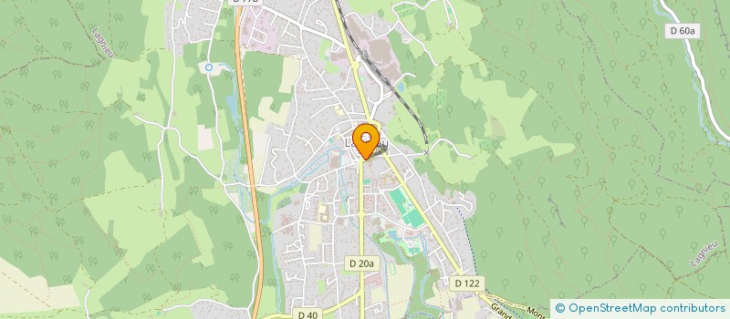 localisation de l'entreprise L'ATELIER 017018  LAGNIEU