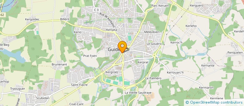 localisation de l'entreprise L'ATELIER 1.1 à GUIDEL