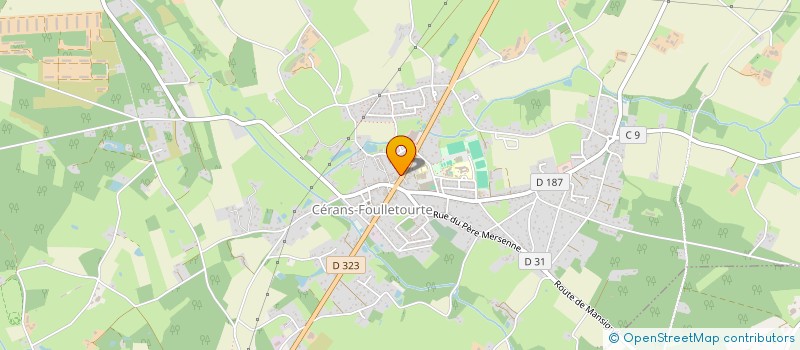 localisation de l'entreprise L'ATELIER 105, LA SANTE PAR LE MOUVEMENT  CERANS FOULLETOURTE