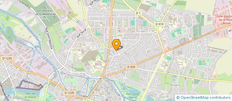 localisation de l'entreprise L'ATELIER 14 à AMIENS