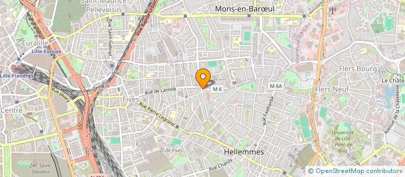 localisation de l'entreprise L'ATELIER 174 à LILLE
