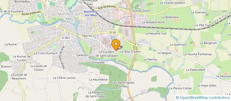 localisation de l'entreprise L'ATELIER 2019  BRETEIL