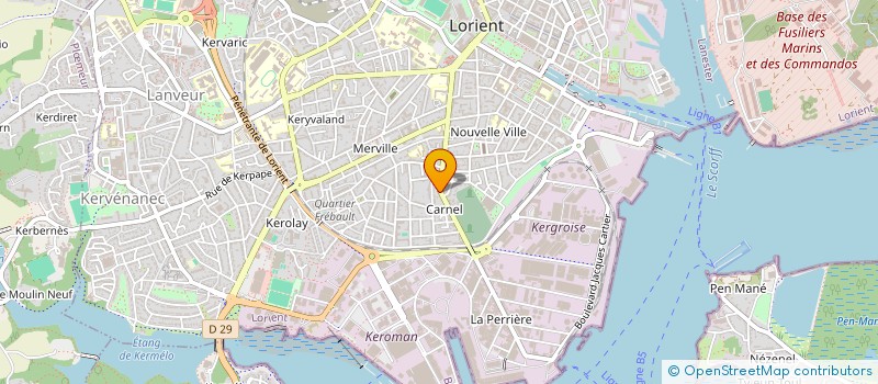 localisation de l'entreprise L'ATELIER 23 à LORIENT