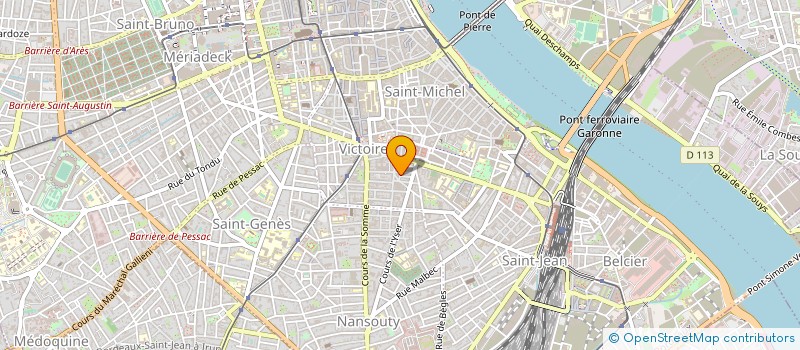 localisation de l'entreprise L'ATELIER 23  BORDEAUX