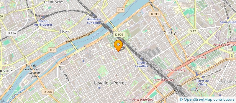 localisation de l'entreprise L'ATELIER 27 à LEVALLOIS-PERRET