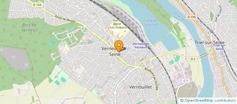 localisation de l'entreprise L ATELIER à VERNEUIL-SUR-SEINE