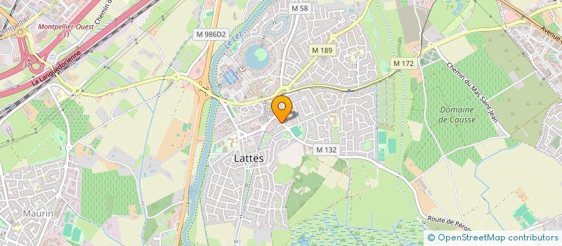 localisation de l'entreprise L'ATELIER 360  LATTES