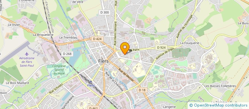 localisation de l'entreprise L'ATELIER à FLERS
