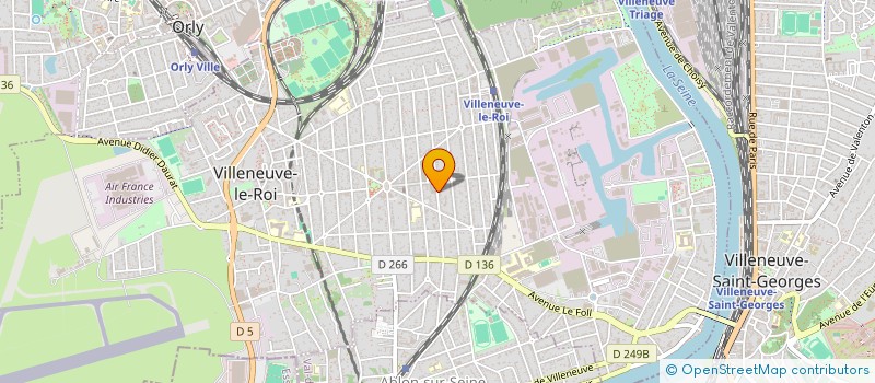 localisation de l'entreprise L'ATELIER  VILLENEUVE-LE-ROI