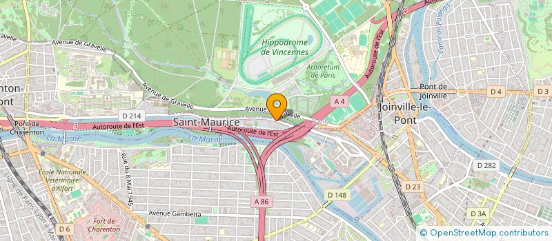 localisation de l'entreprise L'ATELIER à SAINT-MAURICE