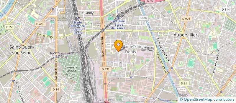 localisation de l'entreprise L'ATELIER 40 à SAINT-DENIS