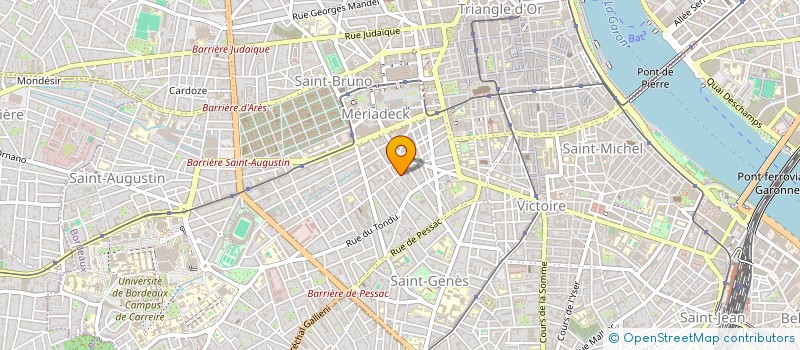localisation de l'entreprise L ATELIER à BORDEAUX