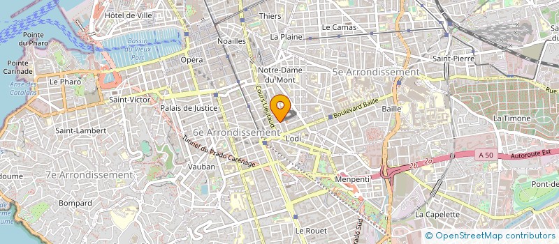 localisation de l'entreprise L'ATELIER  MARSEILLE