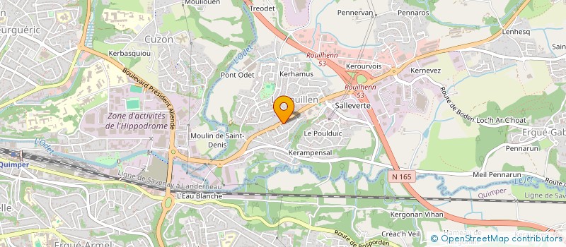 localisation de l'entreprise L'ATELIER  ERGUE-GABERIC