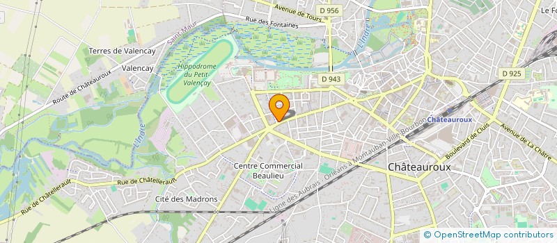 localisation de l'entreprise L'ATELIER à CHATEAUROUX
