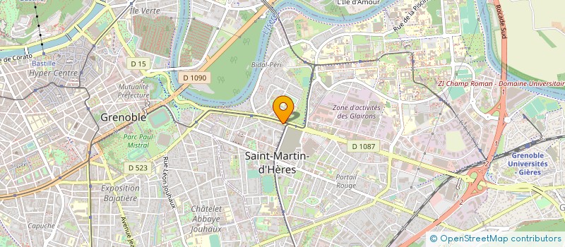 localisation de l'entreprise L'ATELIER 44 à SAINT-MARTIN-D'HERES