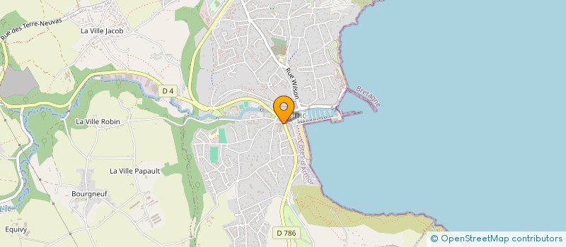 localisation de l'entreprise L'ATELIER à BINIC-ETABLES-SUR-MER